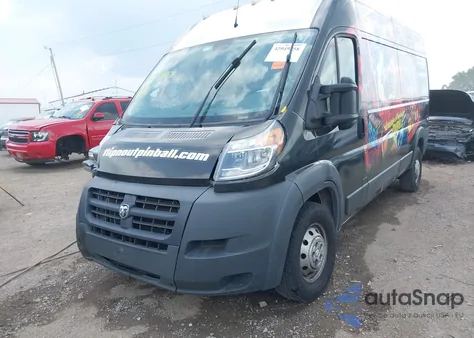 2017 Ram Promaster 2500 High Roof 159 Wb from USA, damaged, VIN 3C6TRVDGXHE547455